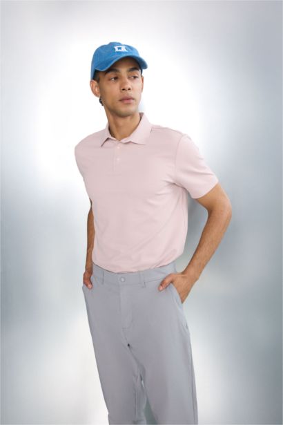 Standard Fit Sports Short Sleeve Polo T-Shirt