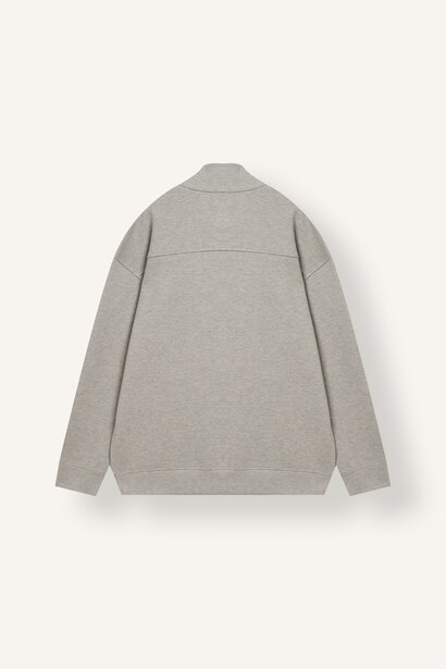 Boxy Fit Scuba Fabric Sweatshirt