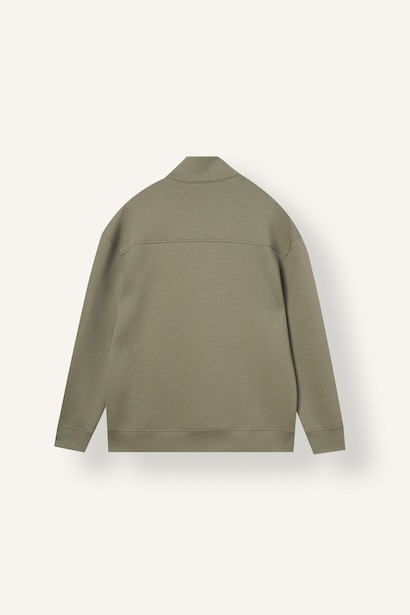 Boxy Fit Scuba Fabric Sweatshirt