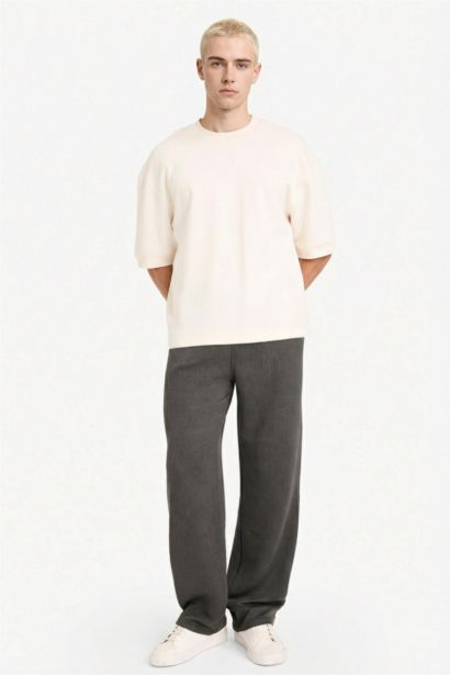 بنطرون وايد ليج برجل واسع بجيب