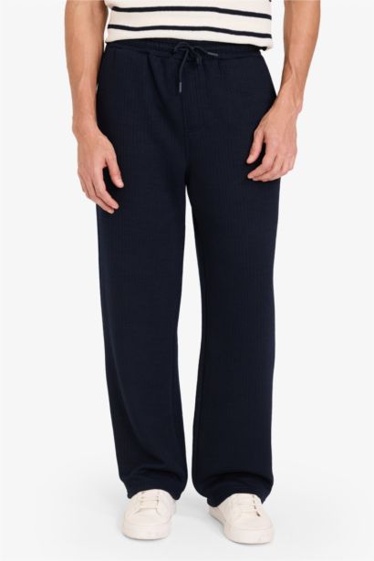 Wide Leg Pocketed Sports Pants