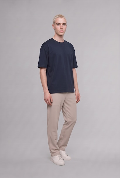 Relaxed Fit with Pockets Wide Leg Trousers