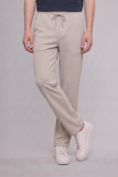 Relaxed Fit with Pockets Wide Leg Trousers