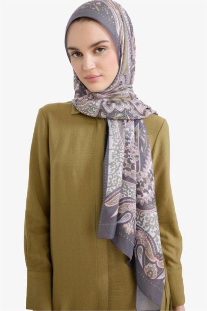 Woman Voile Hijab Shawl