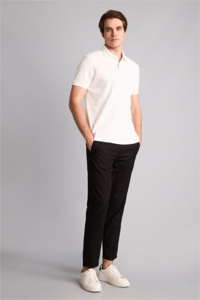 T-shirt polo 100% coton Coupe régulière