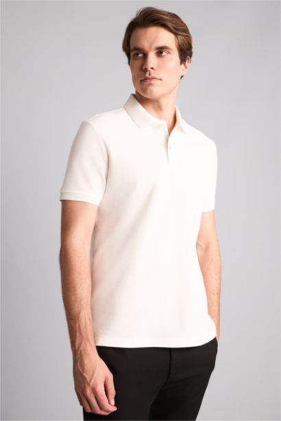T-shirt polo 100% coton Coupe régulière