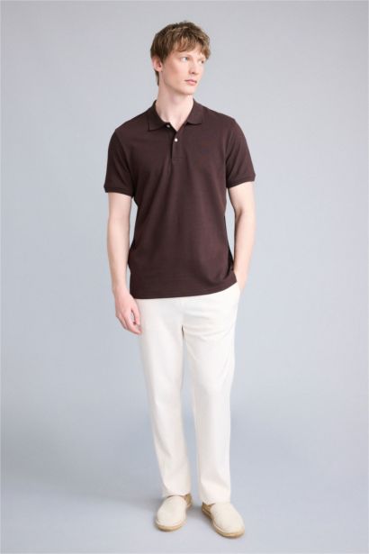 تيشيرت بولو نص ردن قطن 100%