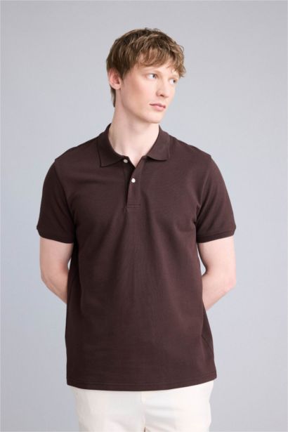 تيشيرت بولو نص ردن قطن 100%