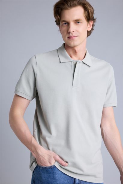 Man Short Sleeve Polo T-Shirt