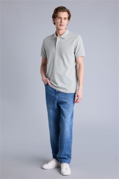 Man Short Sleeve Polo T-Shirt