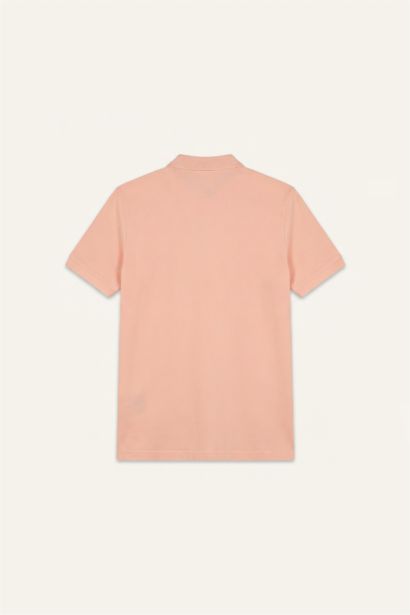 Regular Fit Pique Short Sleeve Polo T-Shirt