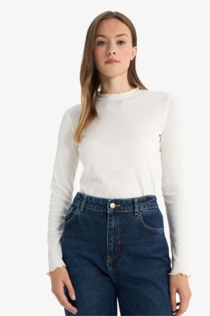 Ribbed Camisole Long Sleeve Tunic