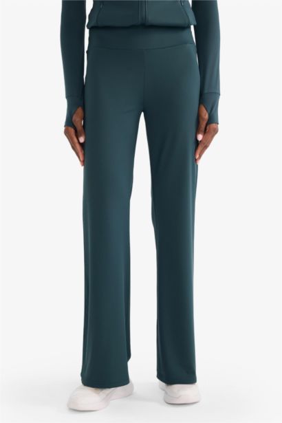 Wide Leg Shaping High Waist Soft Touch Sports Sweatpants