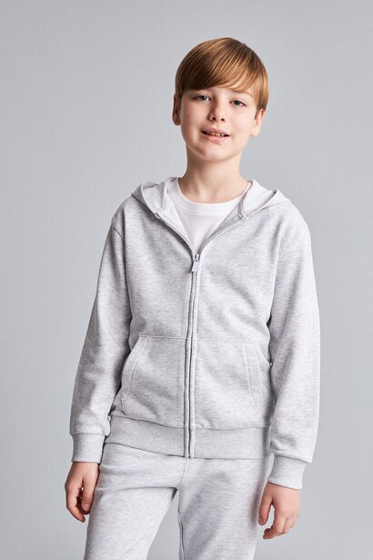 Sweat à capuche zippé pour garçon