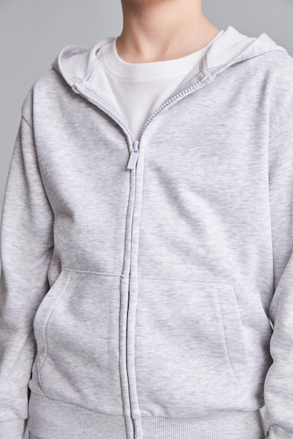 Sweat à capuche zippé pour garçon