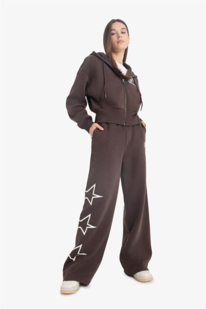 Coool кең аяқ үлкен 3 иірілмеген жіп Шалбар