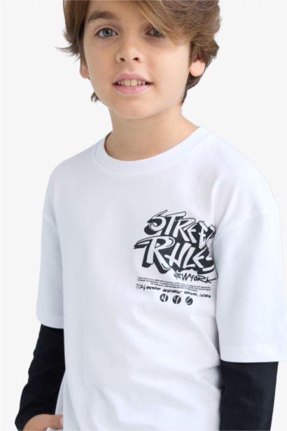 Oversize Fit Long Sleeve T-Shirt