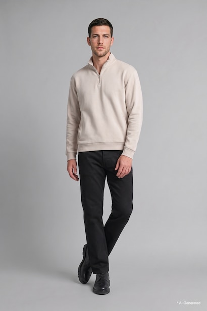 Ultra Yumuşak Regular Fıt Basic Sweatshirt