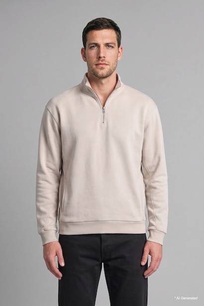 Ultra Yumuşak Regular Fıt Basic Sweatshirt