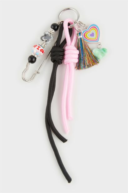 Женский Брелок Шарм с Цветными Шнурками