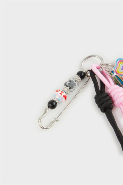 Женский Брелок Шарм с Цветными Шнурками