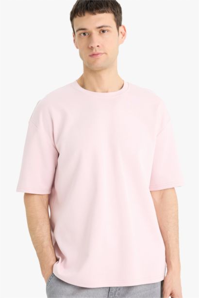 Oversize Fit Crew Neck Short Sleeve T-Shirt