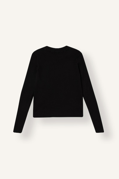 Girl Slim Fit Crew Neck Pullover
