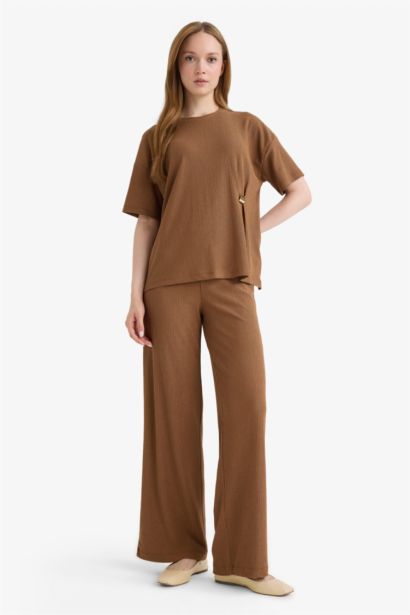 Straight Fit Trousers