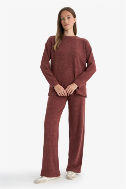 Straight Fit Straight Leg Trousers