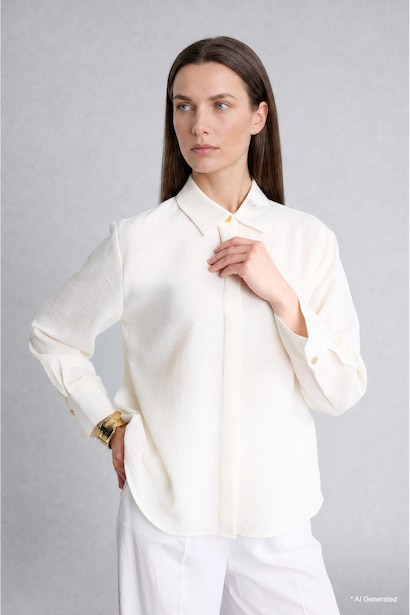 Relaxed Fit Aerobin Long Sleeve Shirt
