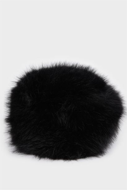 Kadın Pamuklu Pelüş Şapka