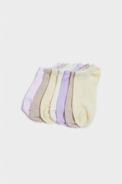 Lot de 7 Chaussettes invisibles en coton pour femme