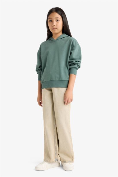Girl Relax Fit Basic Hoodie