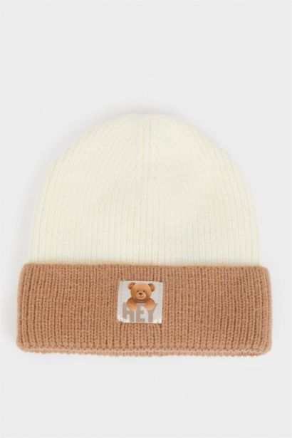 Baby Boy Color Block Knit Beanie
