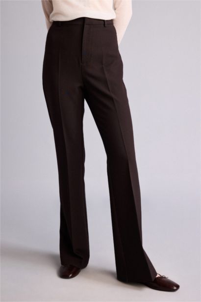 Normal Waist Flare Trousers