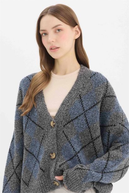 Regular Fıt Triko Hırka