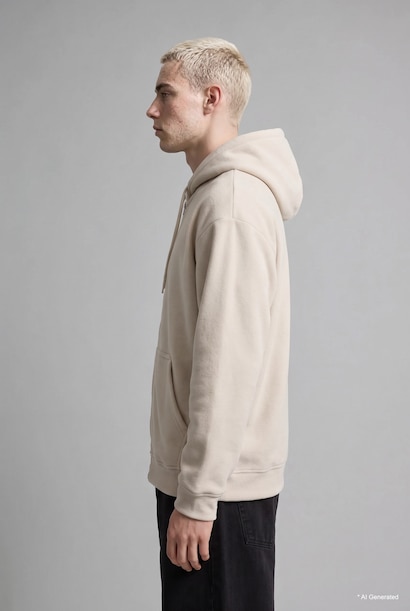 Boxy Fit fleece Cardigan