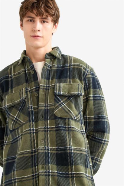 Regular Fit Fleece Long Sleeve Shirt