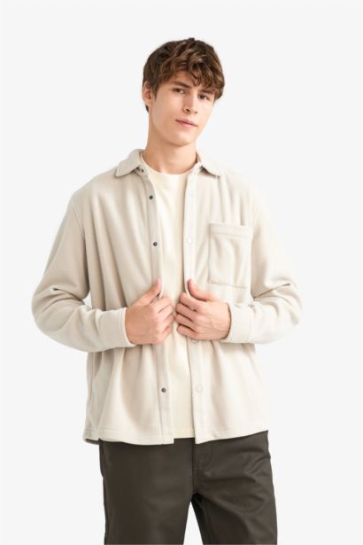 Regular Fit Fleece Long Sleeve Shirt