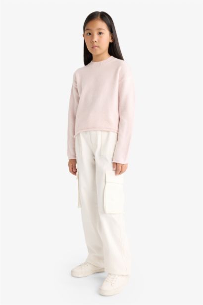 Girl Standard Fit Crew Neck Pullover