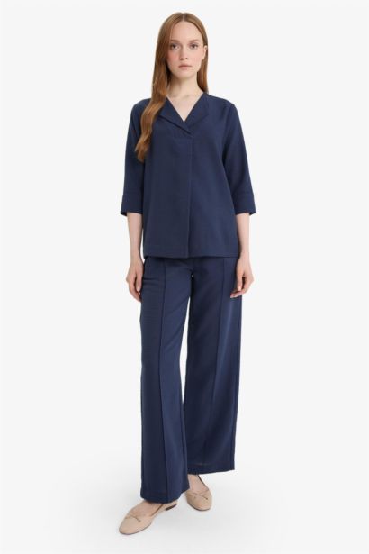 Брюки аэробин с прямыми штанинами регулярной посадки