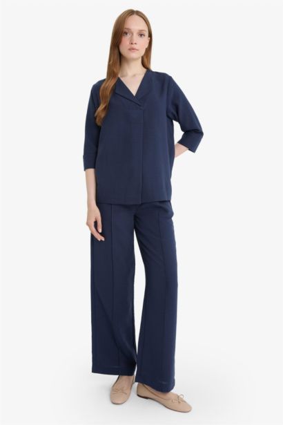 Брюки аэробин с прямыми штанинами регулярной посадки