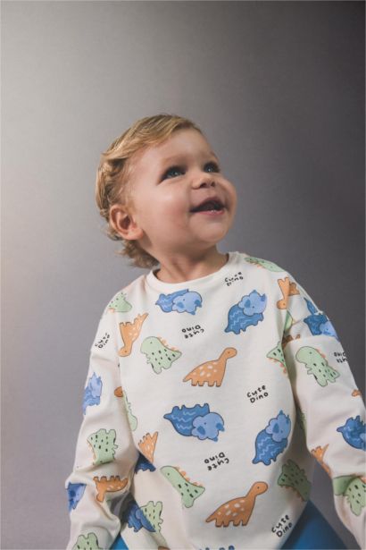 Baby Boy 2 piece Long Sleeve Long Sleeve Snap Body