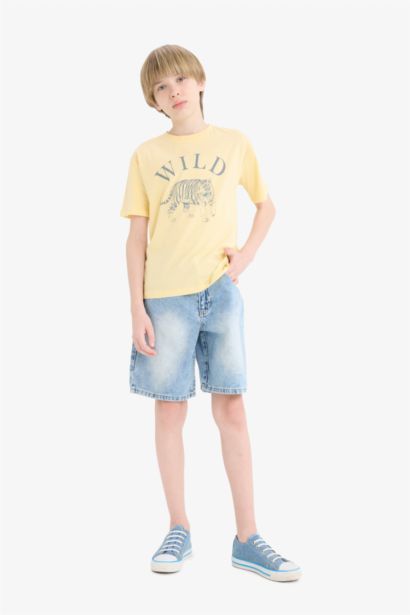Boy New Regular Fit Crew Neck Short Sleeve T-Shirt