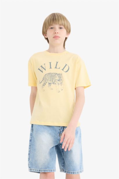 Boy New Regular Fit Crew Neck Short Sleeve T-Shirt