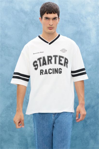 Loose Fit Crew Neck Short Sleeve T-Shirt