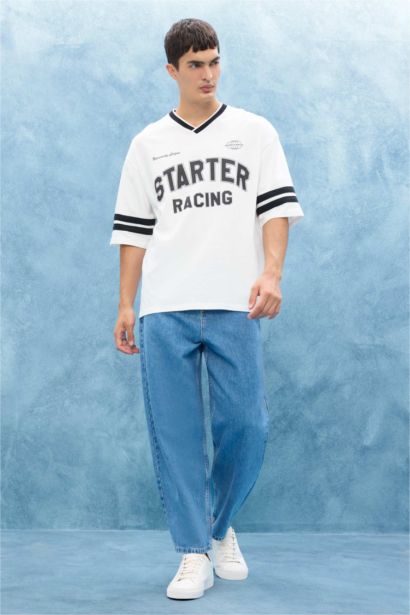 Loose Fit Crew Neck Short Sleeve T-Shirt