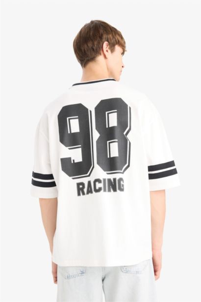 Loose Fit Crew Neck Short Sleeve T-Shirt