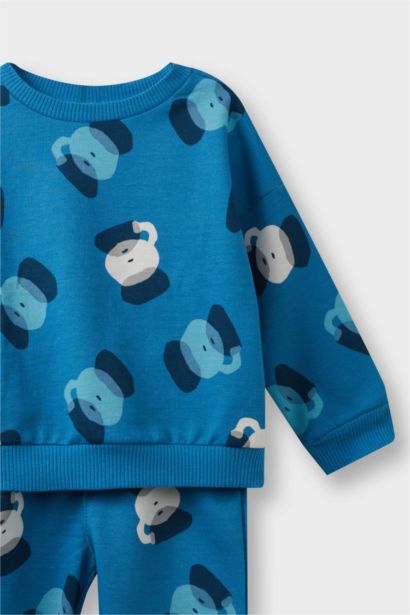 Baby Boy Animal Print Thin Fabric 2 Piece Set