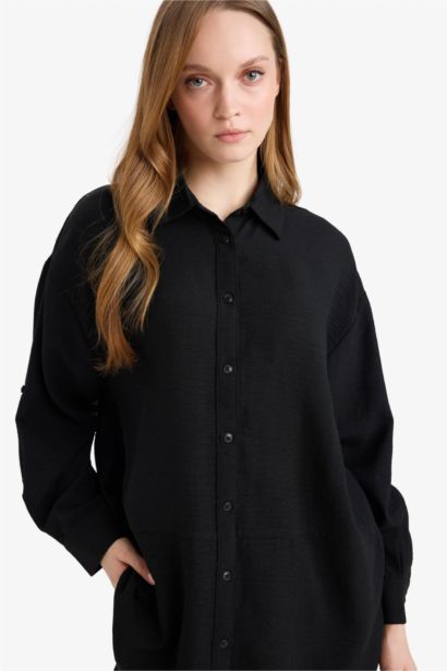 تونيكة كم طويل قصة مريحة